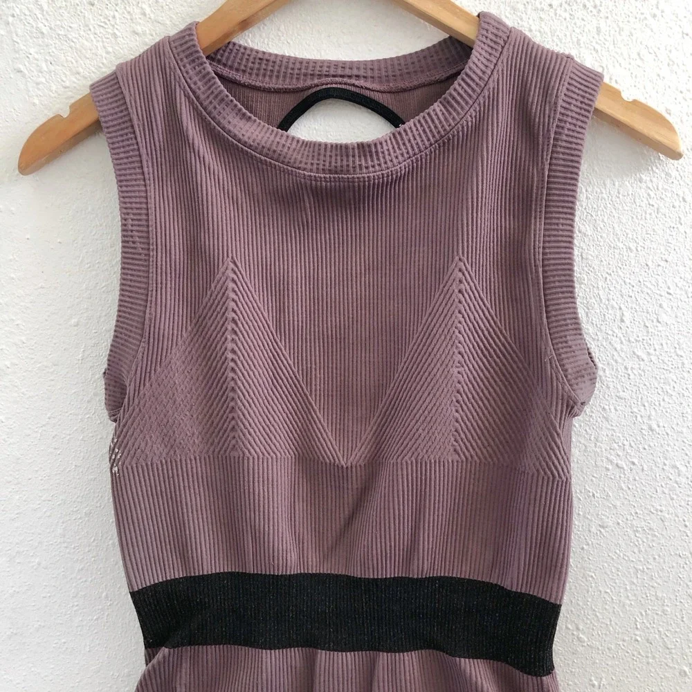 FREE PEOPLE Movement FreePeople Prajna Backless‎ Bodysuit Size Large